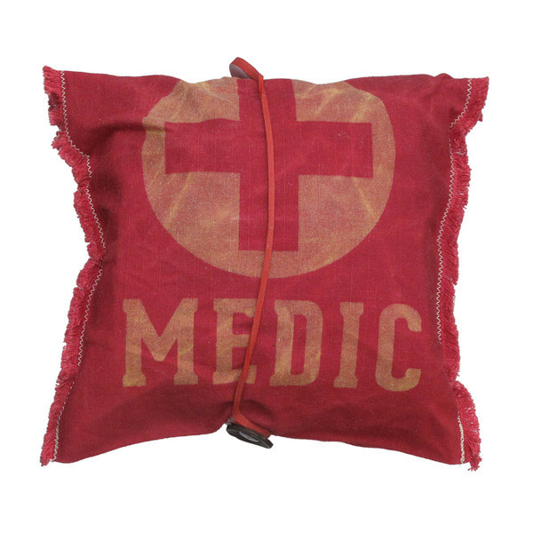 Fab.com | Medical Pouch #old #red #storage #serif #retro #waxed #pouch