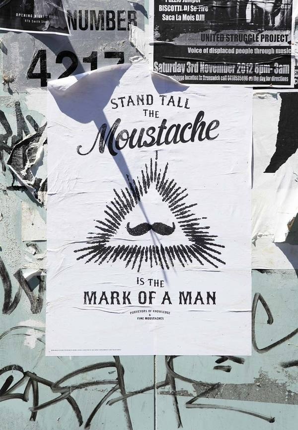 Tim | Urchin | Movember Poster #moustache #movember #poster #street