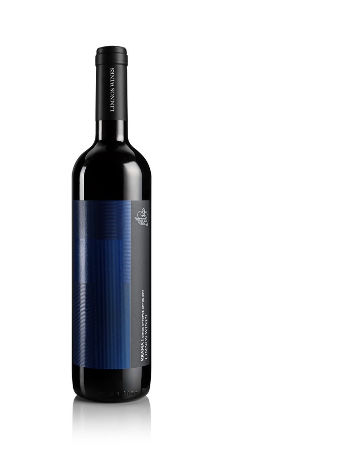 Krama Wine Design - Mindsparkle Mag Krama designed by Luminous Design Group is a delicate red blend of the indigenous variety Limnio and Merlot, from Limnos Wines. #logo #packaging #identity #branding #design #color #photography #graphic #design #gallery #blog #project #mindsparkle #mag #beautiful #portfolio #designer