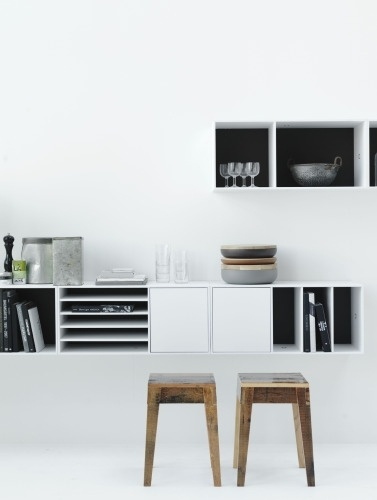 From Scandinavia with love - design & style (Photo by Swedish photographer Petra Bindel.) #interior #white #design #stool #wood #industrial