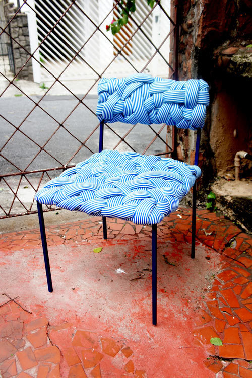 Colorful, Tactile Furniture by Humberto da Mata Photo #chair #textile #woven