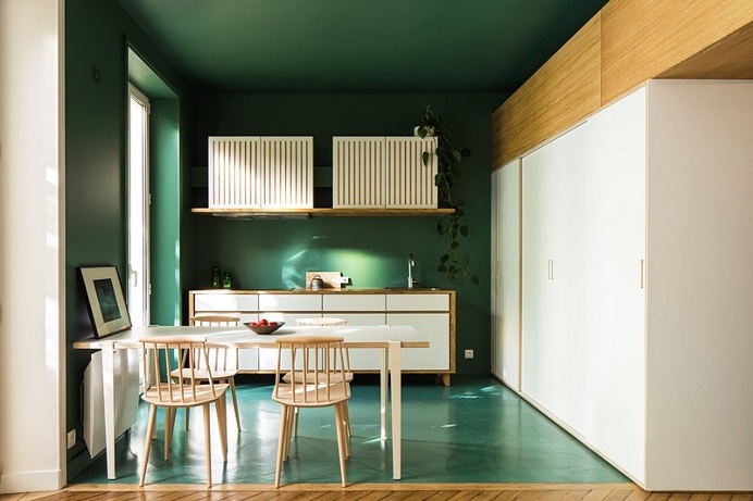 The Apartment of Carole and Robin by Les Ateliers Tristan & Sagitta