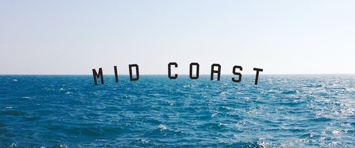 Mid Coast | Danny Maker #midwest #type #typography #water #lake #mid #coast #danny #maker #dnlkrgr #chicago
