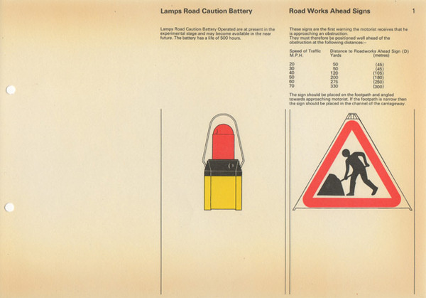 Post Office Road Work Guarding Manual #post #print #design #graphic #office #illustration #manual
