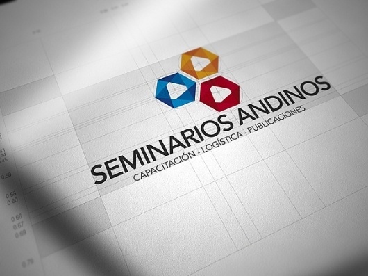 Seminarios Andinos Identity System on the Behance Network #stationary #logo #corporat #branding