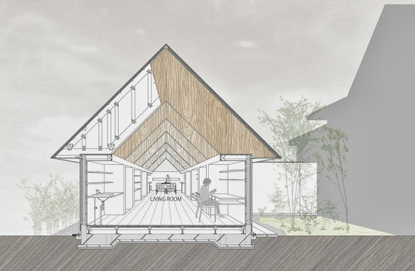 Koya No Sumika / mA-style Architects #architecture #drawing