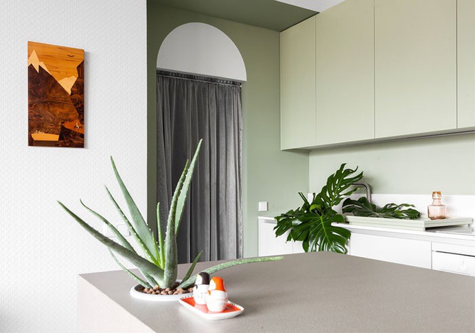 Cheerful Mix of Color and Texture in Moscow Apartment - InteriorZine - #decor #interior #home #kitchen