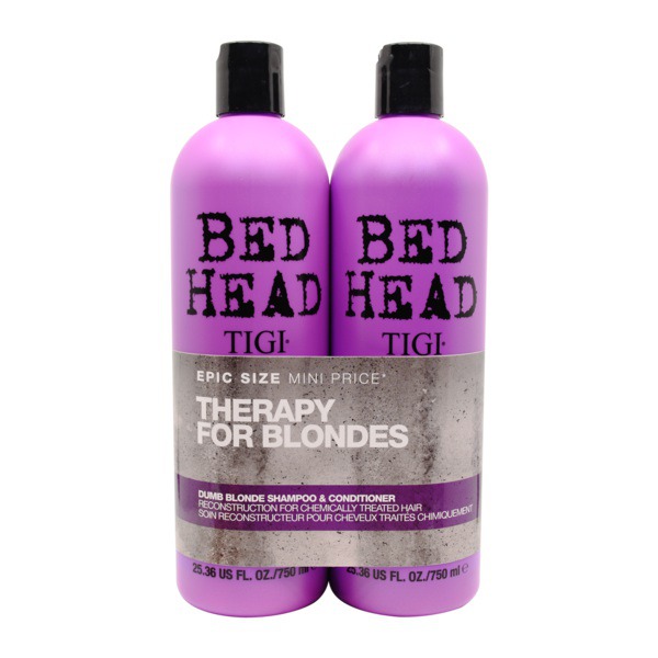 Tigi Bed Head Dumb Blonde Shampoo & Conditioner For Coloured Hair Duo Pack