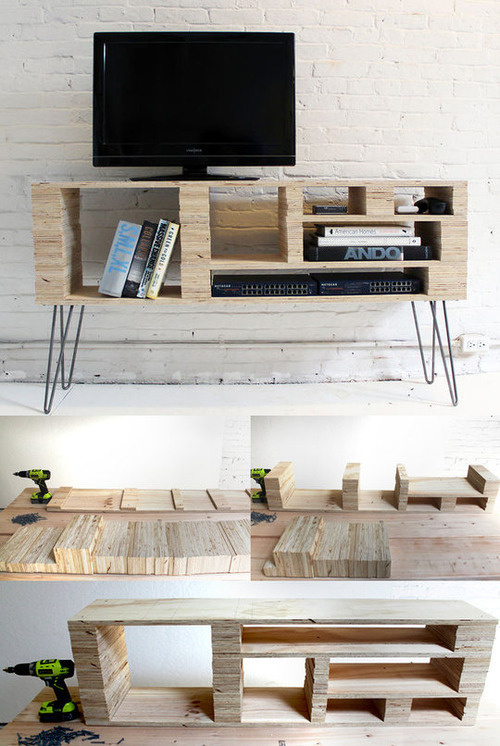 CJWHO ™ (How To Make a Media Console For $40) #crafts #design #wood #photography #art #homemade