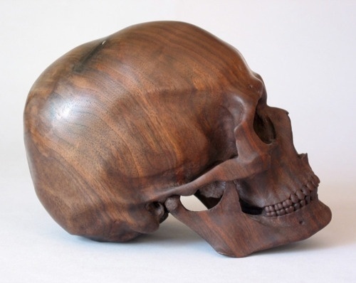 Designersgotoheaven.com by @andreirobu -Â Dan... - Designers Go To Heaven #wood #skull