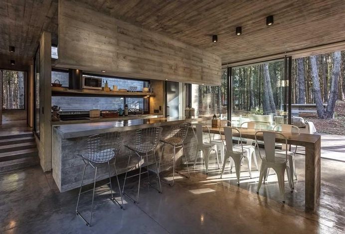 Forest Concrete House by Besonias Almeida Arquitectos 5