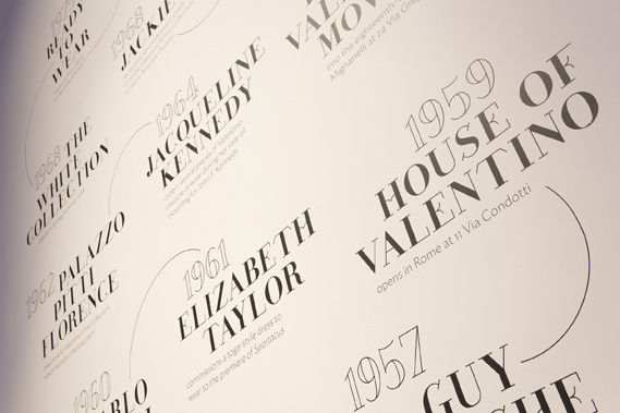 Valentino: Master of Couture #typography