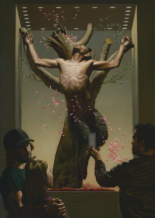 Preview: Nicola Verlato's "Pagan Pop" at Merry Karnowsky Gallery | Hi Fructose Magazine #satyr