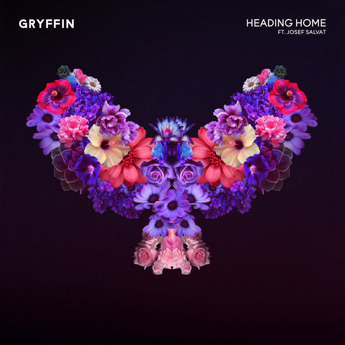 Gryffin - Heading Home Artwork by Quentin Deronzier #artwork #cover #albumart #coverart #flower #bird