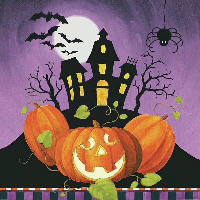 beginner easy halloween paintings & paint by numbers #painting