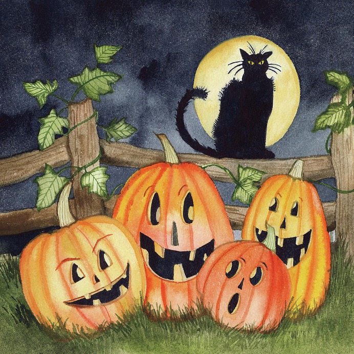 beginner easy halloween paintings & paint by numbers #painting