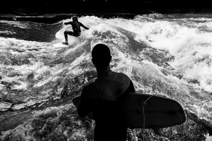 The Surfers of Munich on Behance