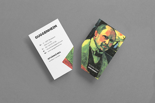 The Hungarian Guggenheim on Behance #card #brand #business