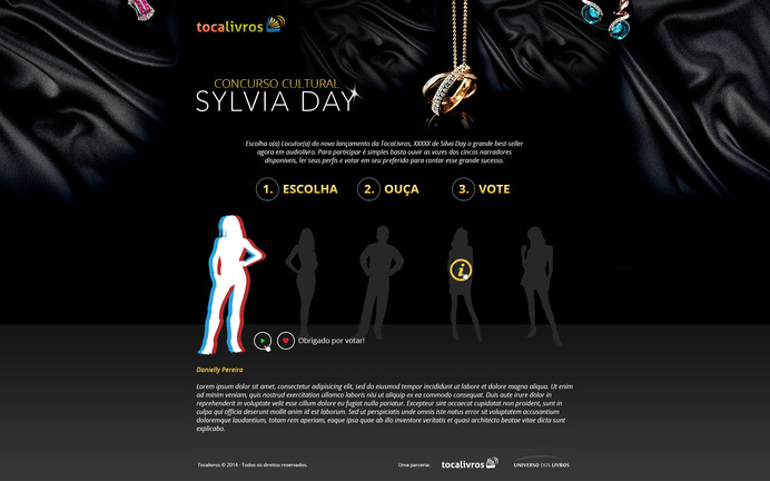 Landing sylviaday #webdesign