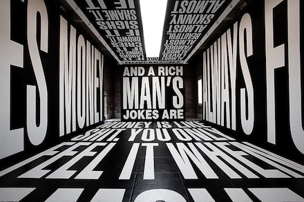 » Go See – Los Angeles: Barbara Kruger at L&M Arts through July 9th, 2011 - AO Art Observed™ #art #typography #type #barbara #kruker