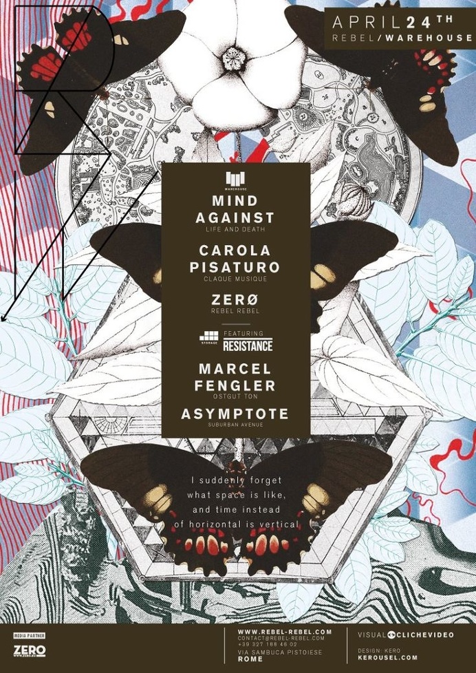 techno, flyer