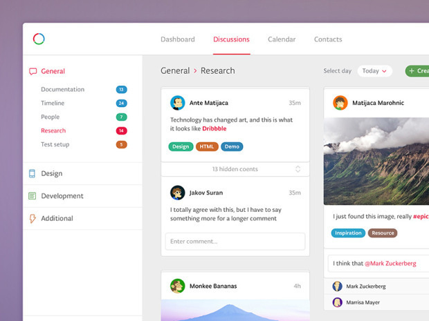 15 Innovative Dashboard Concepts #dashboard