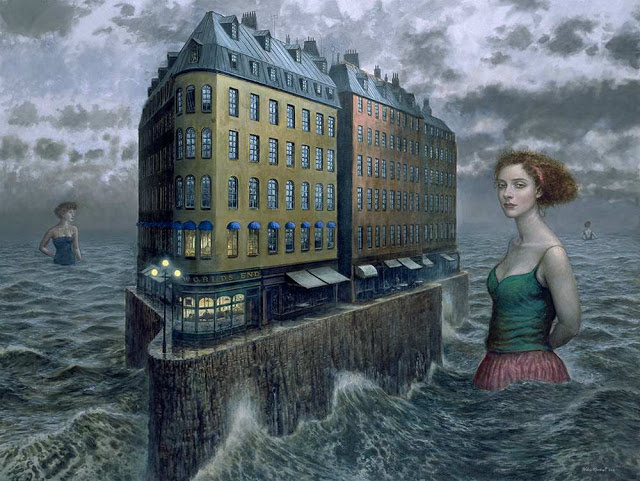 Enigmatic And Dreamlike Oil Paintings by Mike Worrall