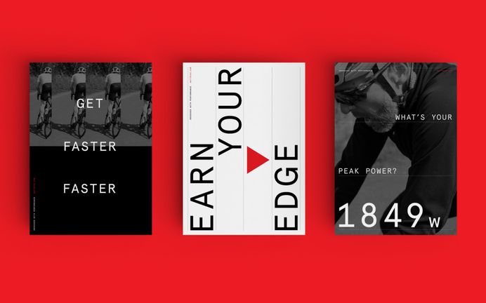 Wattbike posters by Onwards