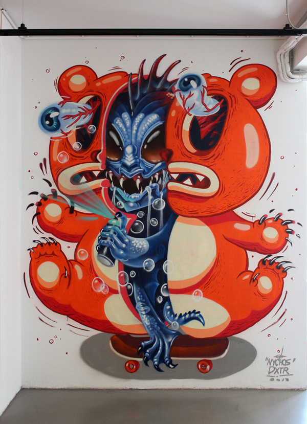 The Weird Travels Pt.3 / Walls & Paintings 2013 on Behance #dxtr
