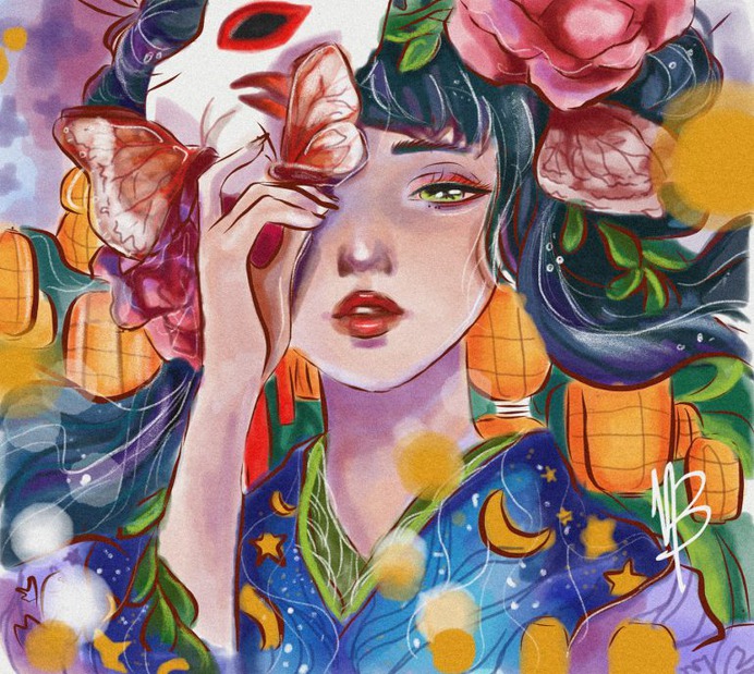 Digital watercolour artwork