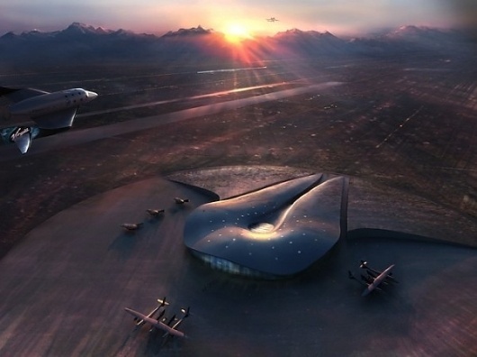 Spaceport America by Foster + Partners | 123 Inspiration #spaceport #mexico #foster #+ #america #partners #desert #new