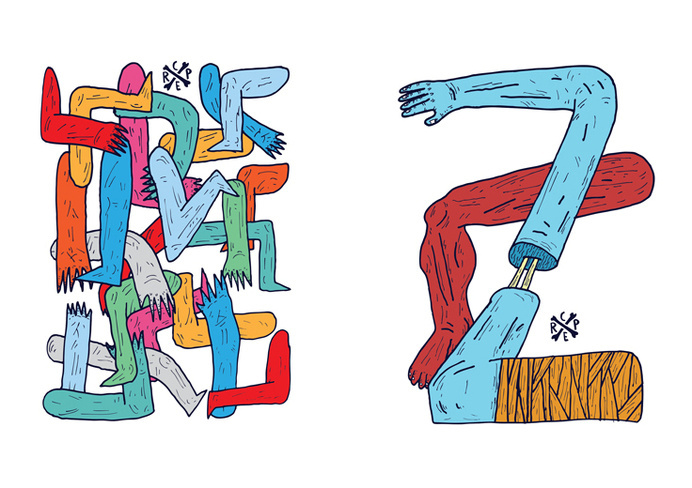 crep #creep #legs #illustration #crep #2014 #hands