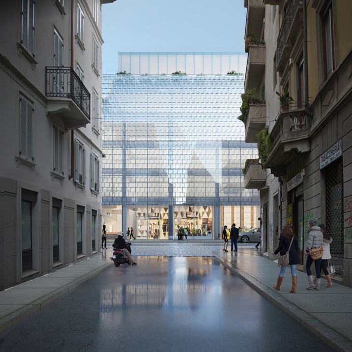 Skidmore, Owings and Merrill Design Adaptive Reuse Project in Milan,© SOM