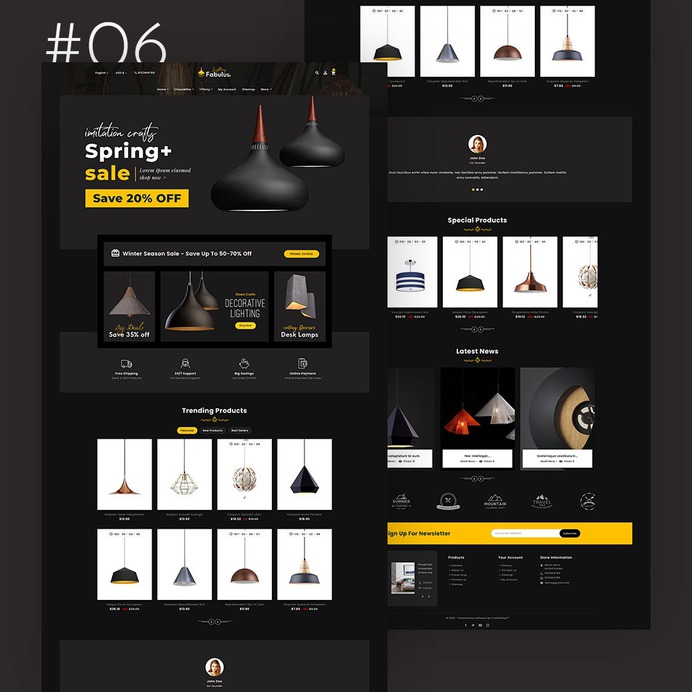 #Fabulus - #Prestashop #Responsive #Theme | #TemplateTrip #eCommerce #Website #Template