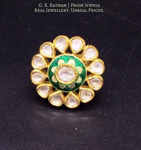 Ring - gold diamond polki kundan meena jadau jewellery