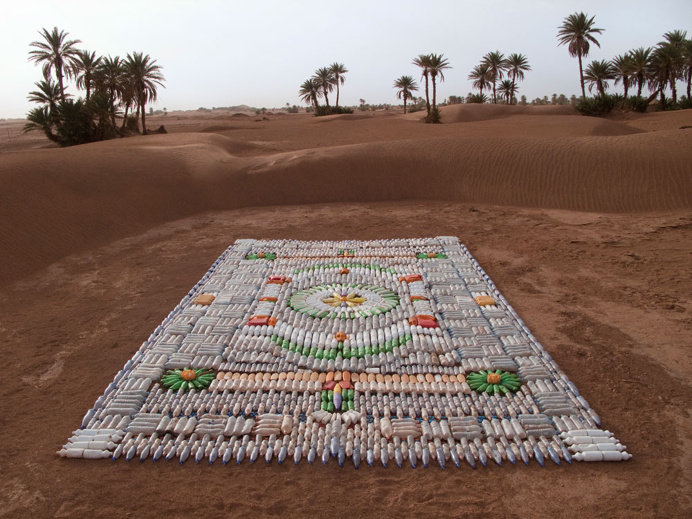 Temporary Contemporary Carpets from Everyday Objects