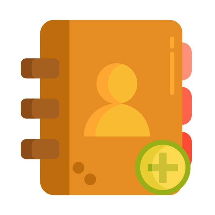 See more icon inspiration related to add, agenda, add contact, ui, miscellaneous, phone book, plus sign, notepad, communications, education, user, plus, interface and contacts on Flaticon.