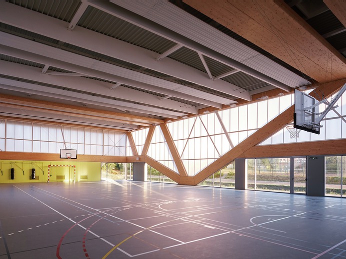 Nathalie Mauclair Gymnasium / Schemaa,© David Foessel