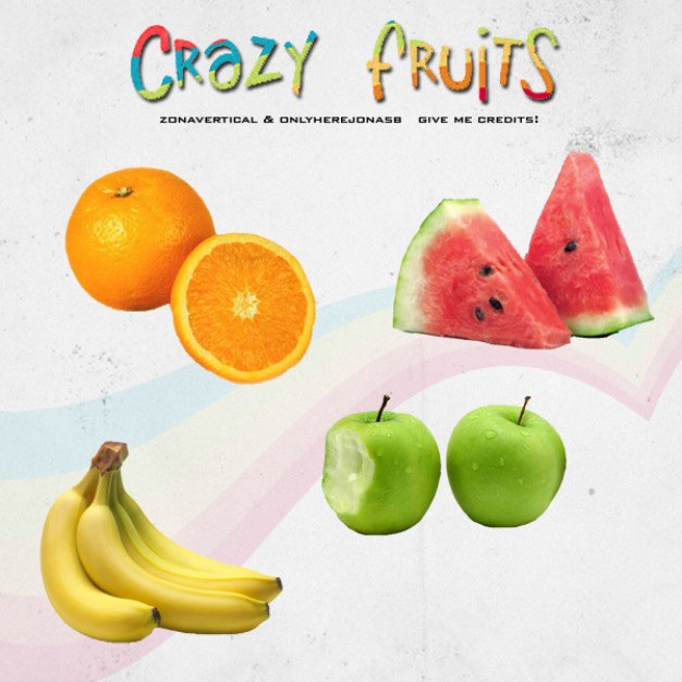 Crazy fruits vector Free Psd. See more inspiration related to and Fruits on Freepik.