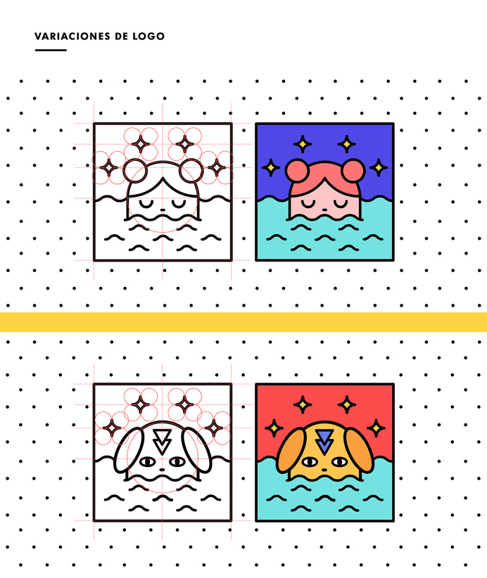 Hondo Estudio minimal flat colorful illustration Camilla Zamora Santiago Chile mindsparkle mag