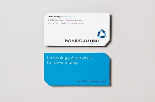 Payment Systems Group on the Behance Network #business #branding #diecut #cards #ply
