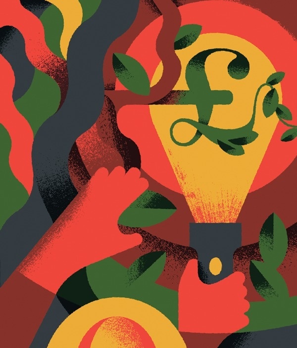 Economia Magazine I - Aron Vellekoop León #illustration
