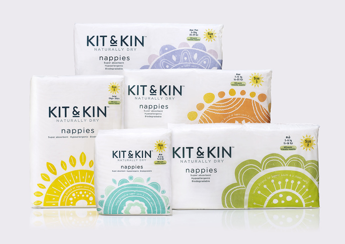 Your Baby Will Love These Eco-Friendly Nappies — The Dieline - Branding & Packaging Design