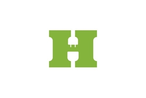 Typeverything.com H Electrics logo design by Dave... - Typeverything #logo #branding #typography