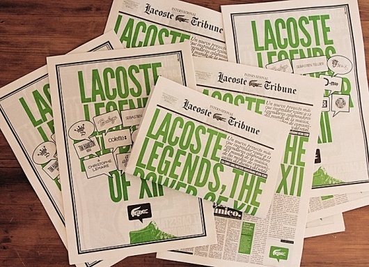 Lacoste Legends, POGO | art & design boutique #illustration #design #graphic