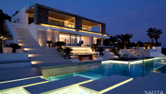Spanish-Style Modern Villa in Ibiza -#architecture, #house, #home, #decor, #interior, #homedecor,
