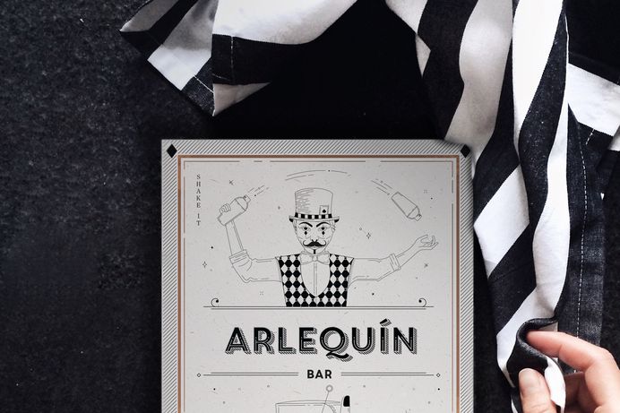 Diseño Menu para cocktail bar Made by gelpi