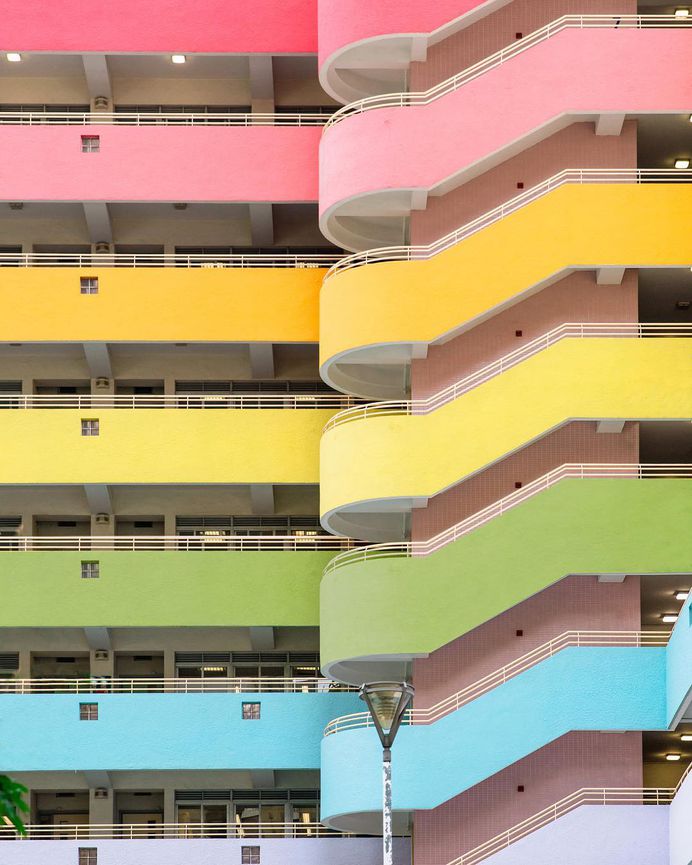 Creative and Colorful Architecture Photography by Victor Cheng