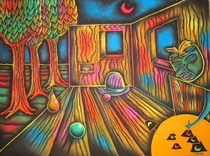 Визуальные эквиваленты поэтических метафор. Jules Gotay