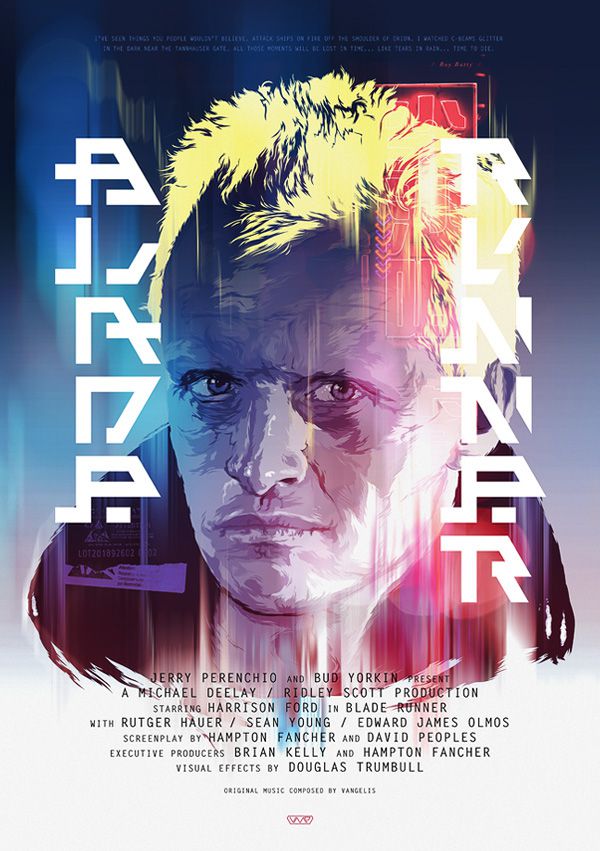 BLADE RUNNER / Vector Movie Posters